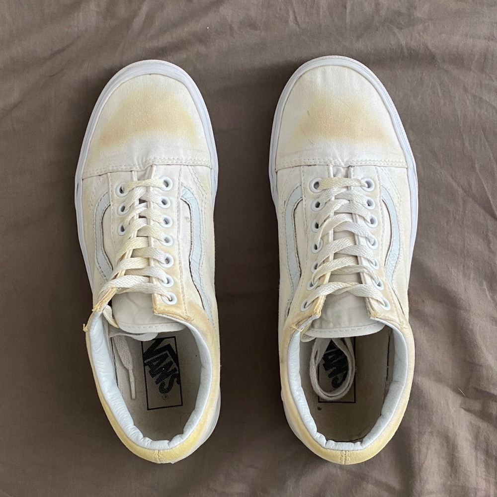 White Vans Old Skools